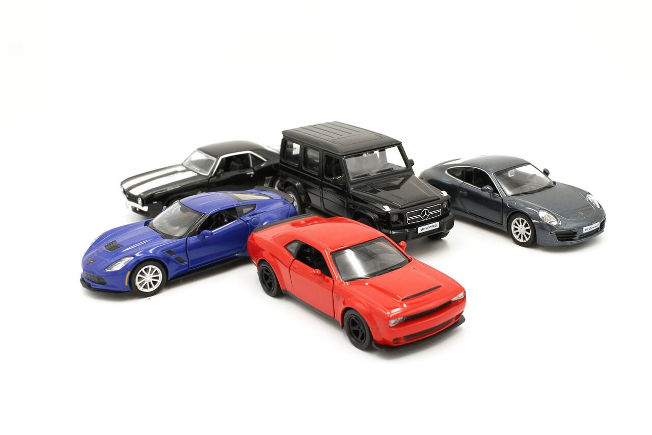 Assorted 5" Die Cast Car Toy, 1pc.